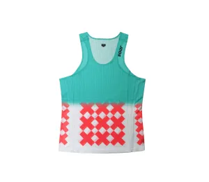 Men's Race Vest | Turquoise Light Red (HK Exclusive)