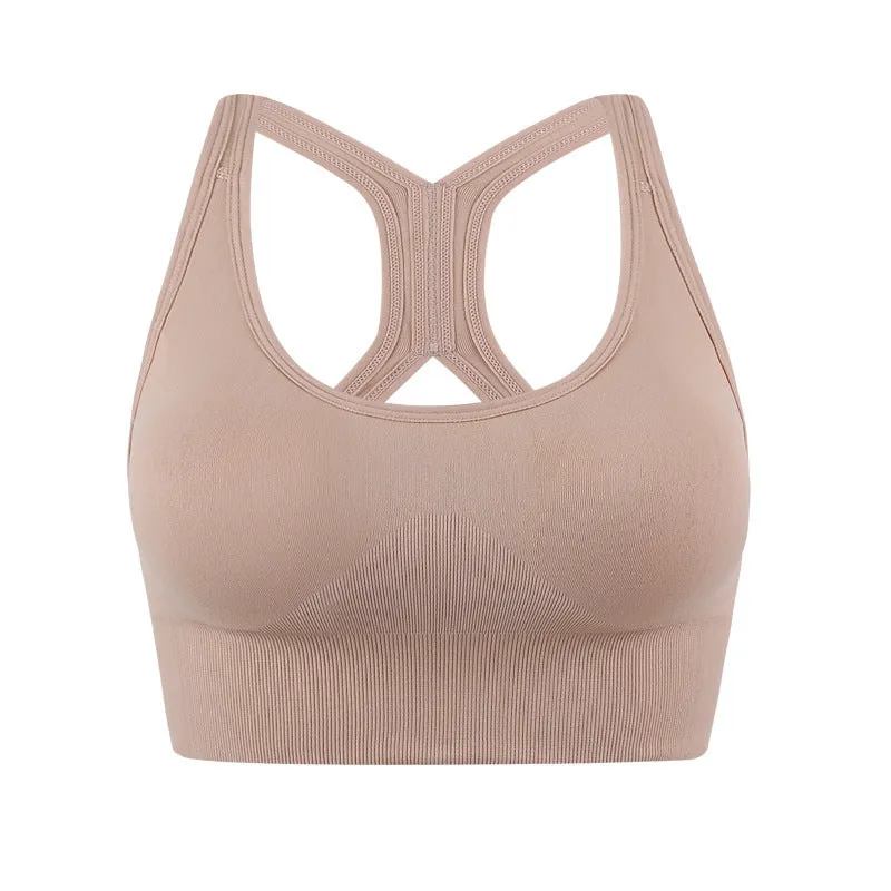 New European & American Cross Sports Underwear - Shockproof Running, Beauty Back Vest, Fitness Yoga Bra