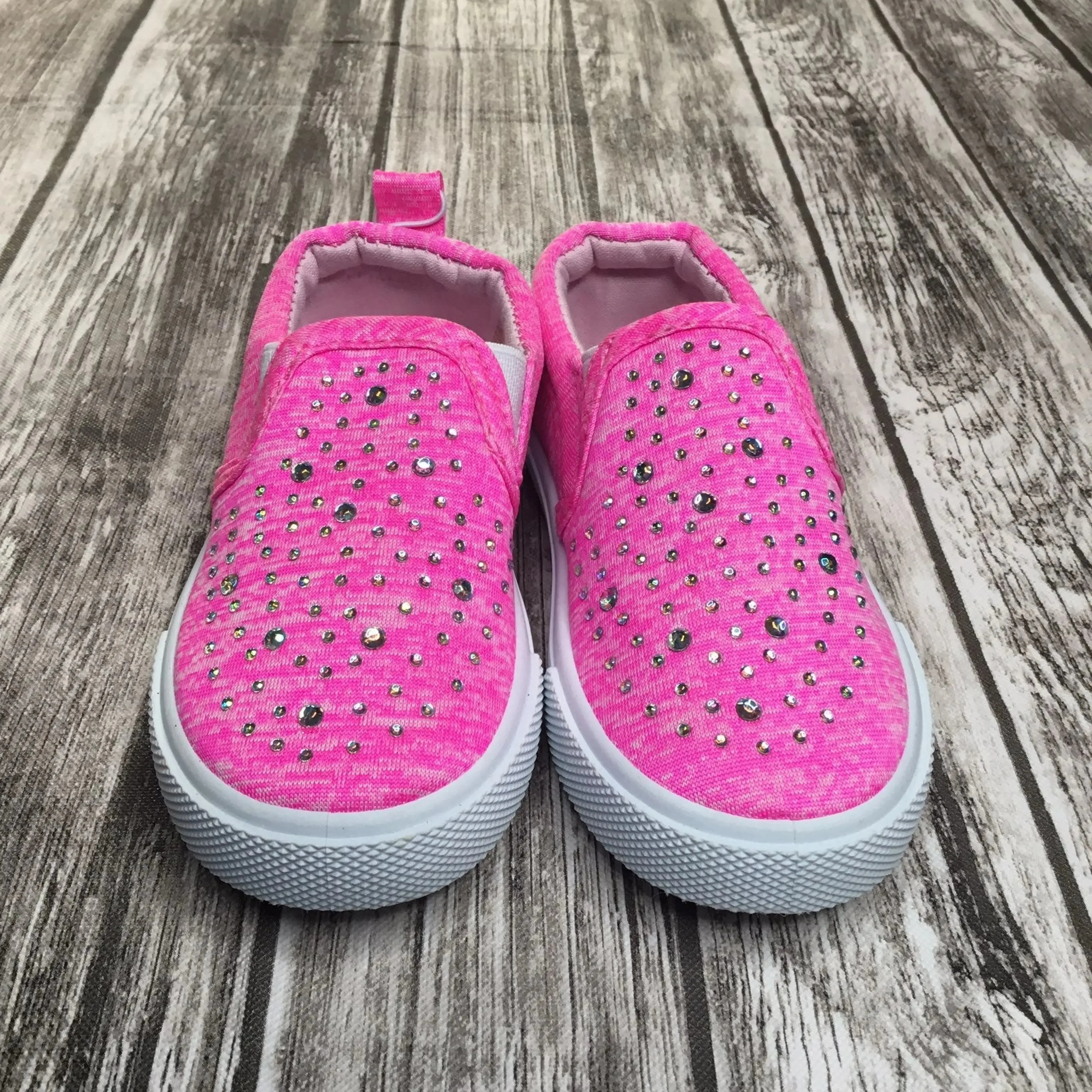 NEW Swiggles Toddler Slip on Casual Sneakers Pink Sz 5