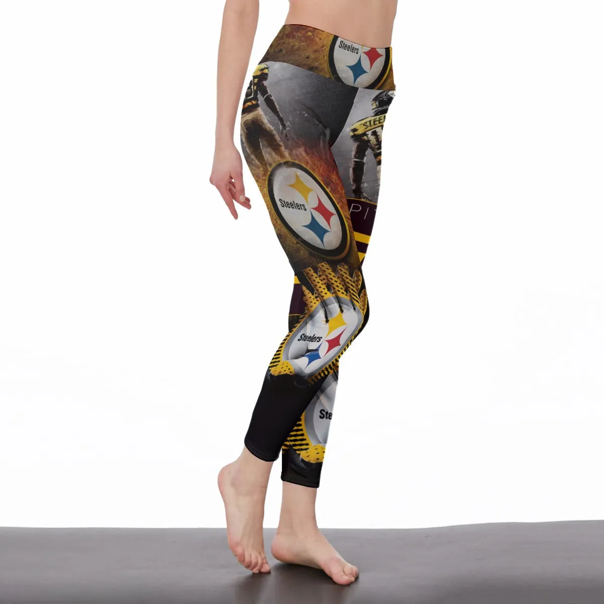 Pittsburgh Steelers Women's High Waist Leggings