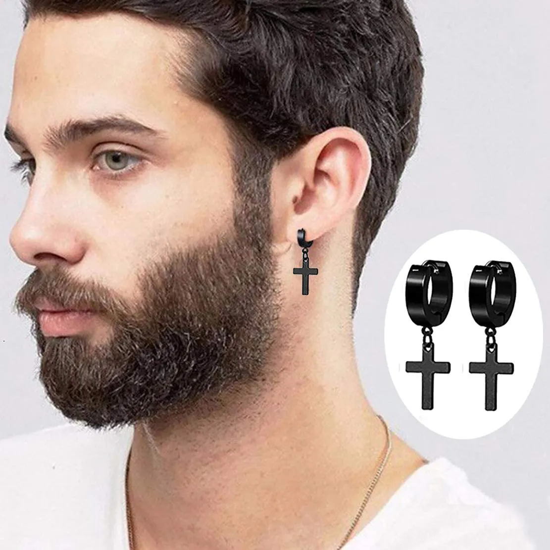 Punk Dangle  Stainless Steel Earring