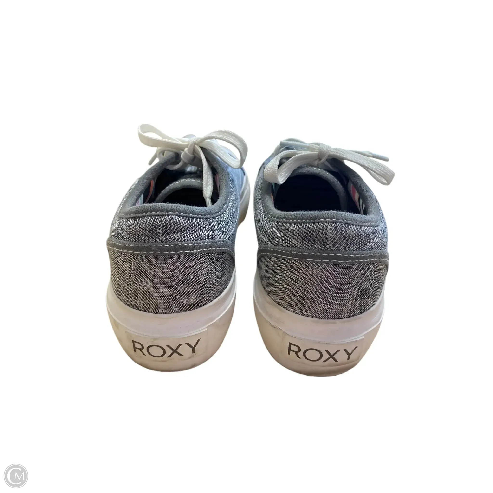 Shoes Sneakers By Roxy In Grey, Size: 9