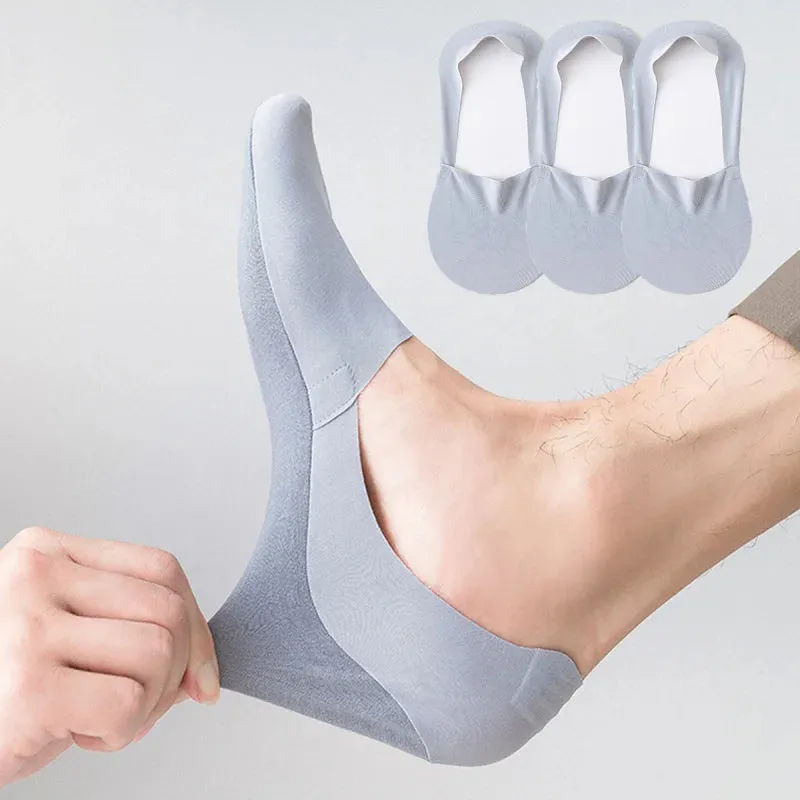 Stay Comfortable on the Move: Men's Non-Slip Invisible Boat Socks