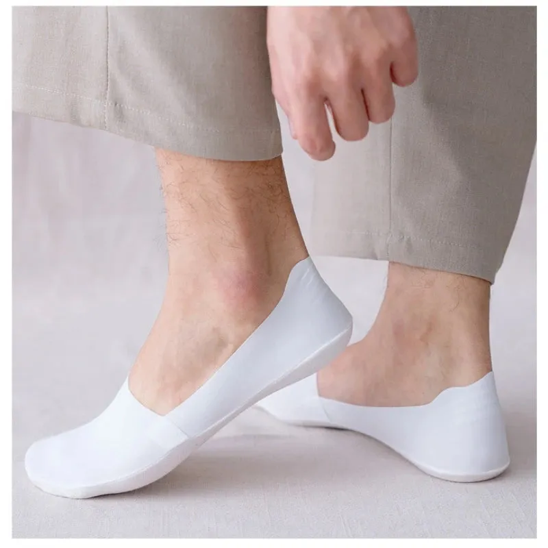 Stay Comfortable on the Move: Men's Non-Slip Invisible Boat Socks