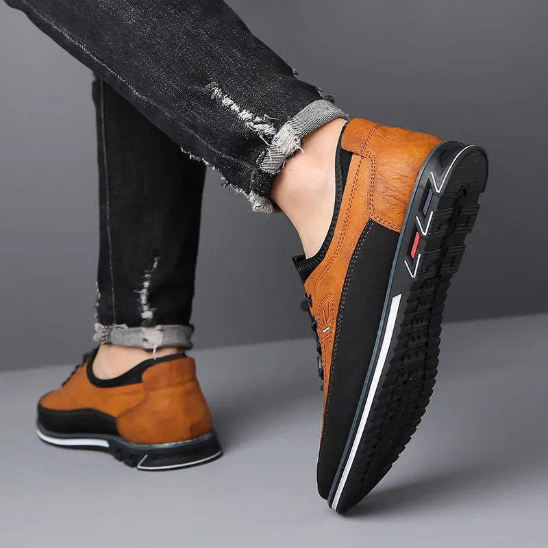Voyager Leather Casual Sneakers