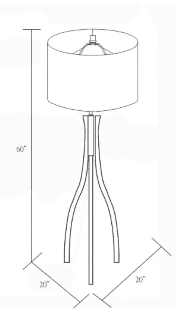 Winfield Natural Wood Floor Lamp